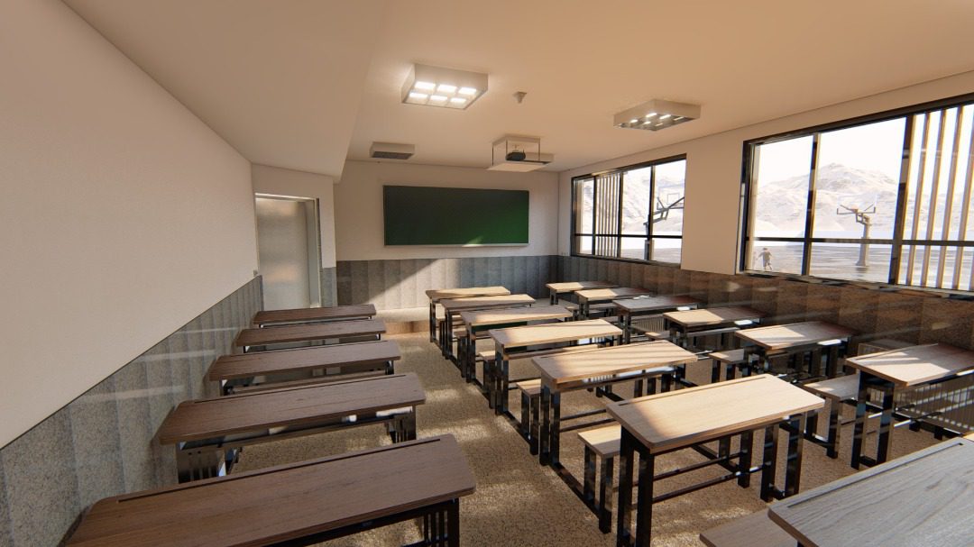 مدرسه مأمونیه دوقلوی دیجیتال